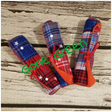 Set of 3 Cloth Unpaper Towels, Cloth Napkins